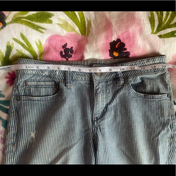 COPY - Anthropologie Pilcro and the Letterpress Pinstripe High Rise Skinny Jean… - Picture 9 of 13